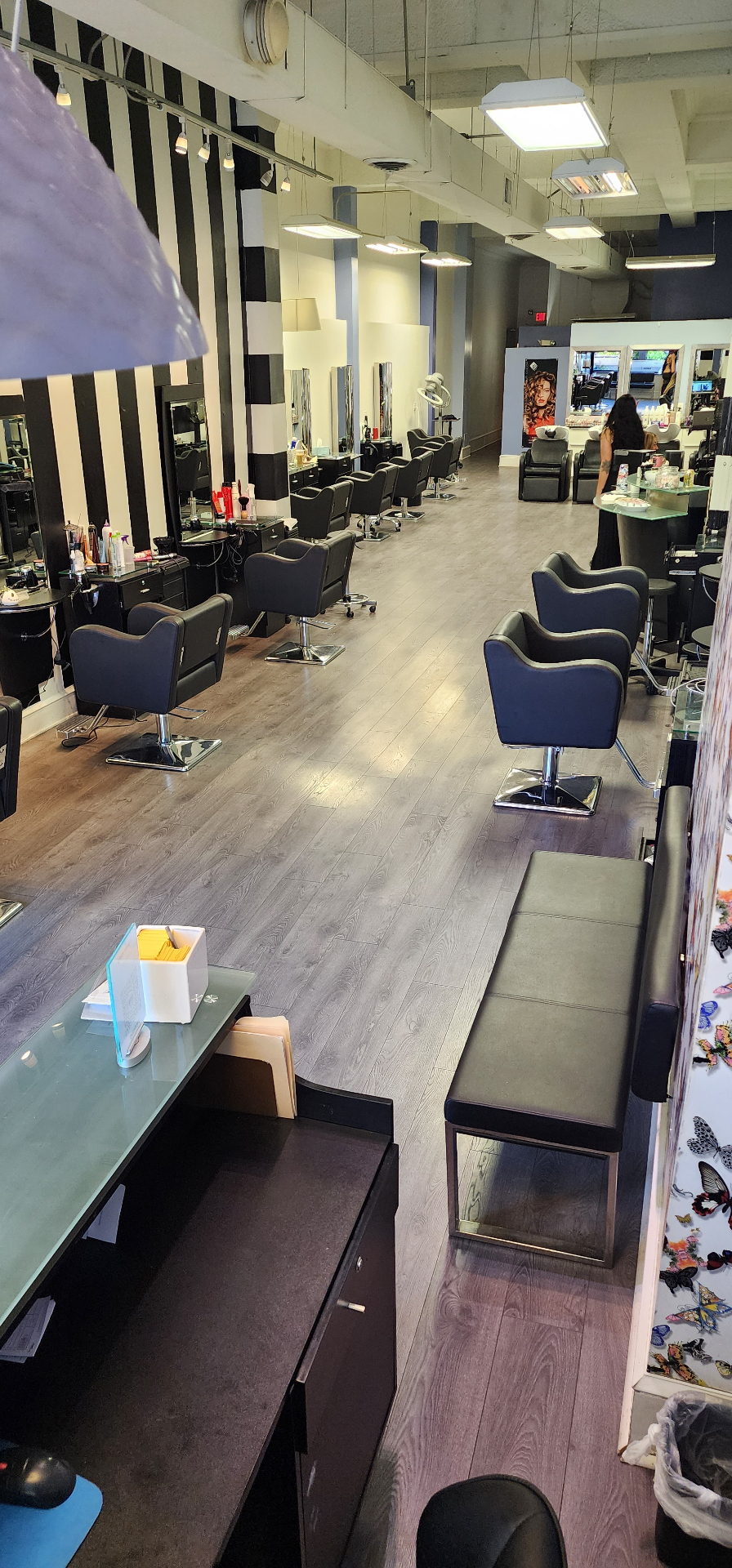 Established salon interior in Rittenhouse / Center City Philadelphia